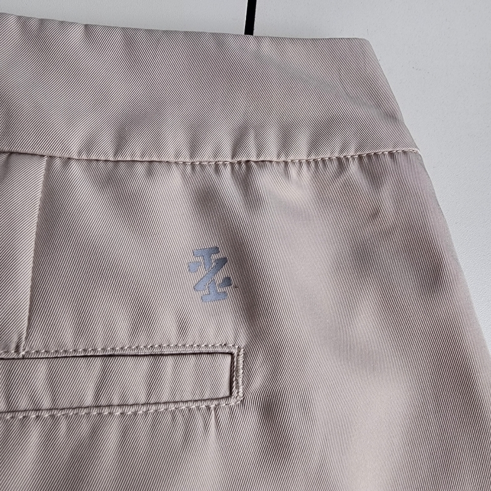 IZOD Golf Skort Women's Pull On Beige Mini Skirt Skort Athletic Golfing Sz 14 - Picture 11 of 11